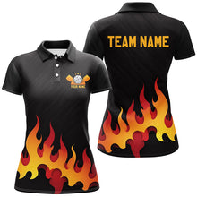 Load image into Gallery viewer, Custom Flame Pickleball Polo Shirts, Women's Pickleball Clothing IPHW6881