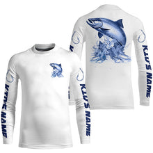 Load image into Gallery viewer, Chinook Salmon Long Sleeve Performance Fishing Shirts, Salmon Custom Fishing Jerseys IPHW6887