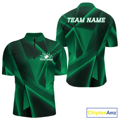 Green sports jersey with 'Team Name' and 'Your Name' text on a white background