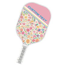 Load image into Gallery viewer, Custom Preppy Flower Pattern Pickleball Paddles, Cottage Floral Pickleball Team Paddle Pickleball Racket IPHW7708