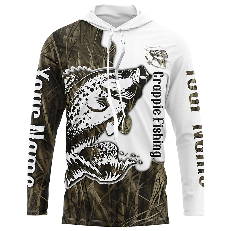 Custom Crappie Fishing Long Sleeve Tournament Shirts, Crappie Fishing –  ChipteeAmz