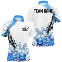 Load image into Gallery viewer, Custom Bowling Uniforms, Blue Outfit Bowling Shirts For Men Bowling Team Shirts IPHW7130