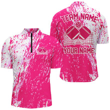 Load image into Gallery viewer, Custom Pink Pickleball Team Shirts Uniform, Men&#39;S Pickleball Outfit Pickleball Apparel IPHW7448