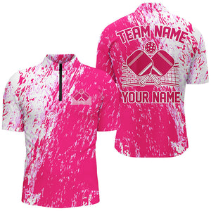 Custom Pink Pickleball Team Shirts Uniform, Men'S Pickleball Outfit Pickleball Apparel IPHW7448