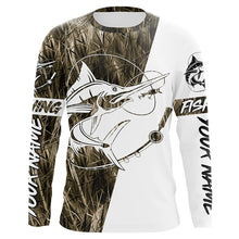 Load image into Gallery viewer, Swordfish Fishing Camo Custom Long Sleeve Fishing Shirts, Swordfish Tournament Fishing Jerseys IPHW5780