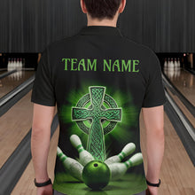 Load image into Gallery viewer, Custom Celtic Cross Faith Bowling Polo Team Shirts For Men, Bowlers Outfits IPHW8577