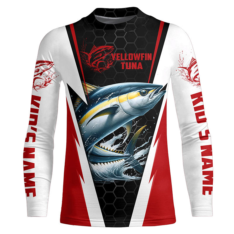 Custom Yellowfin Tuna Fishing Jerseys, Tuna Long Sleeve Performance Fi –  ChipteeAmz