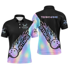 Load image into Gallery viewer, Strike Bowling Polo Shirts For Men, Custom Bowling Team Shirts Bowler Outfit IPHW5240
