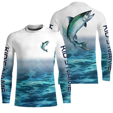 Load image into Gallery viewer, Personalized Chinook King Salmon Saltwater Long Sleeve Fishing Shirts, Salmon Fishing Jerseys IPHW6067