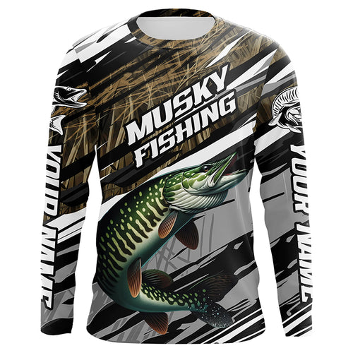 ScaleWear/MTO Long Sleeve Bronze Fishing Shirt - Musky Tackle Online