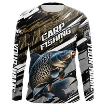 Load image into Gallery viewer, Carp Fishing Grass Camo Custom Long Sleeve Shirts, Carp Uv Fishing Jerseys IPHW6082