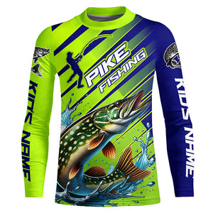 Custom Pike Fishing Uv Protection Long Sleeve Shirts, Pike Tournament Fishing Shirt IPHW7178