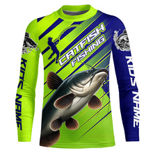 Load image into Gallery viewer, Custom Catfish Fishing Uv Protection Long Sleeve Shirts, Catfish Tournament Fishing Shirt IPHW7180