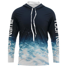 Load image into Gallery viewer, Underwater Background Long Sleeve Uv Protection Fishing Shirts, Personalized Fishing Jersey IPHW7189