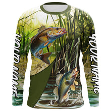 Load image into Gallery viewer, Walleye Fishing Custom 3D All Over  Printed Shirts, Walleye Tournament Fishing Shirts Gift Ideas IPHW6650