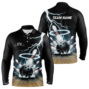 Custom Lightning Bowling Team Shirts For Men, Bowler Outfit Bowling Jersey IPHW7976