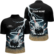 Load image into Gallery viewer, Custom Lightning Bowling Team Shirts For Men, Bowler Outfit Bowling Jersey IPHW7976