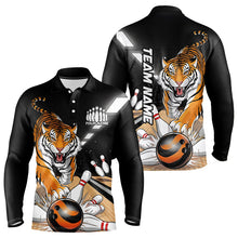 Load image into Gallery viewer, Custom Tiger Bowling Shirts For Men, Tiger Bowling Team Shirt Bowler Uniform Outfits IPHW7980