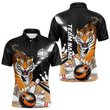 Load image into Gallery viewer, Custom Tiger Bowling Shirts For Men, Tiger Bowling Team Shirt Bowler Uniform Outfits IPHW7980