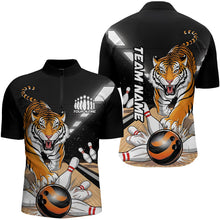 Load image into Gallery viewer, Custom Tiger Bowling Shirts For Men, Tiger Bowling Team Shirt Bowler Uniform Outfits IPHW7980