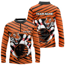 Load image into Gallery viewer, Custom Tiger Bowling Shirts For Men, Tiger Bowling Team Shirt Bowler Uniform Outfits IPHW7982