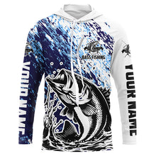 Load image into Gallery viewer, Custom Bass Fishing Jerseys, Largemouth Bass Tournament Long Sleeve Fishing Shirts IPHW5790