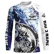 Load image into Gallery viewer, Custom Trout Fishing Jerseys, Trout Tournament Long Sleeve Fishing Shirts IPHW5791