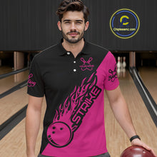 Load image into Gallery viewer, Custom Bowling Shirts For Men And Women, Bowling Team Shirts Bowling Strike | Pink IPHW4290