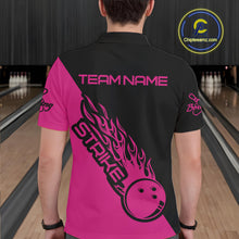 Load image into Gallery viewer, Custom Bowling Shirts For Men And Women, Bowling Team Shirts Bowling Strike | Pink IPHW4290
