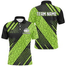 Load image into Gallery viewer, Bowling Ball Pattern Custom Bowling Team Jerseys, Bowlers Shirts For Men And Women | Green IPHW6475