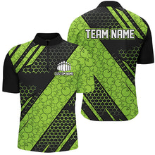 Load image into Gallery viewer, Bowling Ball Pattern Custom Bowling Team Jerseys, Bowlers Shirts For Men And Women | Green IPHW6475