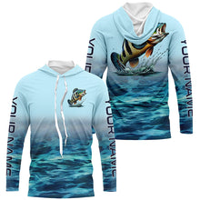 Load image into Gallery viewer, Peacock Bass Fishing Custom Performance Fishing Gear Shirts, Peacock Bass Long Sleeve Fishing Shirts IPHW6818