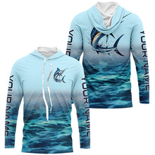 Load image into Gallery viewer, Marlin Fishing Custom Performance Fishing Gear Shirts, Marlin Long Sleeve Fishing Shirts IPHW6820