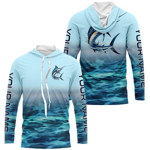 Marlin Fishing Custom Performance Fishing Gear Shirts, Marlin Long Sleeve Fishing Shirts IPHW6820