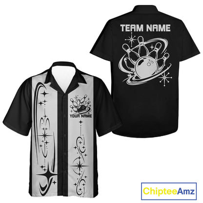Custom Classic Retro Bowling Team Matching Shirt, Bowling League Button Up Shirt IPHW12246