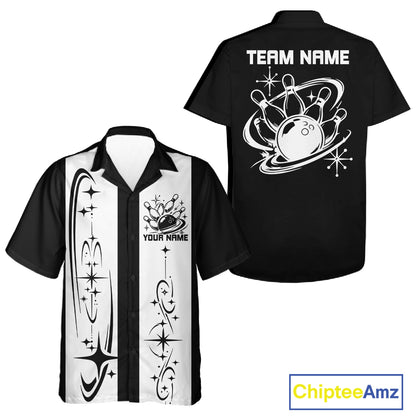 Custom Classic Retro Bowling Team Matching Shirt, Bowling League Button Up Shirt IPHW12246