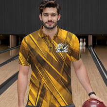 Load image into Gallery viewer, Custom Funny Beer Bowling Men Polo Shirts For Bowlers, Humorous Beer And Bowling Jerseys IPHW8932