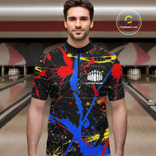Load image into Gallery viewer, Personalized Colorful Bowling Shirts For Men And Women, Custom Name Bowling Team Jerseys IPHW6181