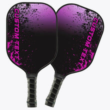 Load image into Gallery viewer, Custom Purple Pickleball Paddle With Pickleball Team Names, Pickleball Tournaments Equipment IPHW7241