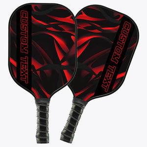 Black And Red Custom Pickleball Paddles For Men And Women, Pickleball Team Paddle Pickleball Gifts IPHW7225