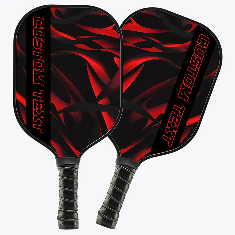 Black And Red Custom Pickleball Paddles For Men And Women, Pickleball Team Paddle Pickleball Gifts IPHW7225