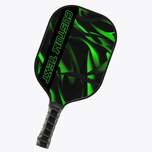 Black And Green Custom Pickleball Paddles For Men And Women, Pickleball Team Paddle Pickleball Gifts IPHW7227