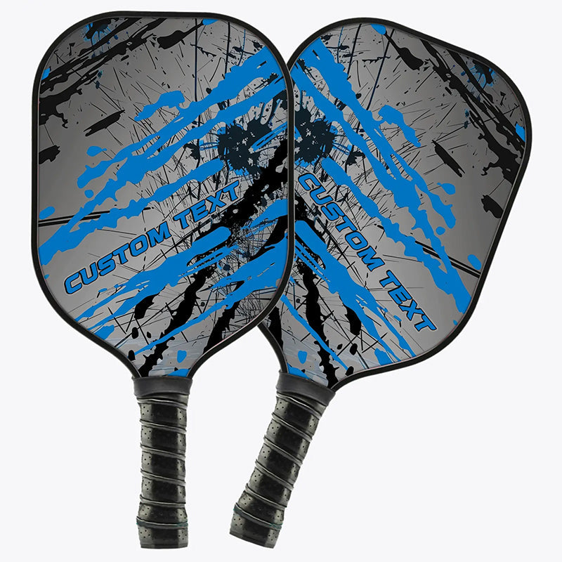 Personalized Blue Pickleball Paddles With Name, Pickleball Tournaments Paddle For Team, Pickleball Gifts IPHW7233