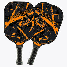 Load image into Gallery viewer, Custom Orange Pickleball Paddles For Men And Women, Pickleball Team Members Paddle, Pickleball Gifts IPHW7237