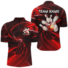 Load image into Gallery viewer, Custom Bowling Uniforms Bowling Shirts For Men, Bowling Team Bowling League Shirts | Red IPHW7260