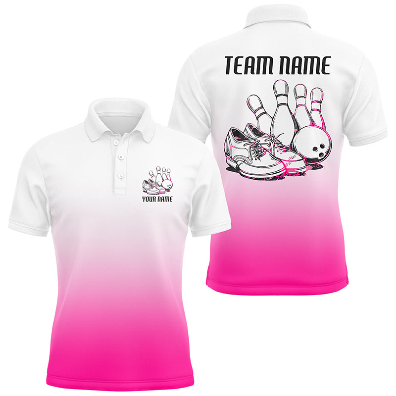 Personalized Multi-Color Bowling Apparel For Men And Women, Bowling Tools Bowling Tournament Team Shirts For Bowlers IPHW6574