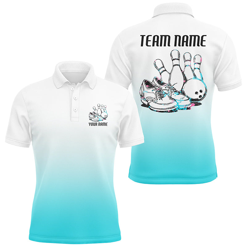 Personalized Multi-Color Bowling Apparel For Men And Women, Bowling Tools Bowling Tournament Team Shirts For Bowlers IPHW6574