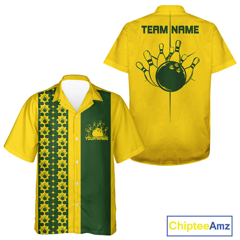 Custom Classic Retro Bowling Team  Shirt, Vintage Style Bowlers Outfits IPHW10073