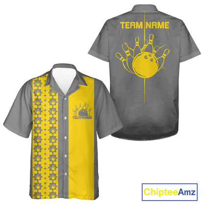 Custom Classic Retro Bowling Team  Shirt, Vintage Style Bowlers Outfits IPHW10073