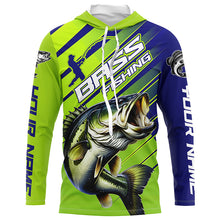 Load image into Gallery viewer, Custom Largemouth Bass Fishing Uv Protection Long Sleeve Shirts, Bass Tournament Fishing Shirt IPHW6278